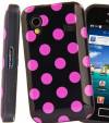 Μαύρη με μωβ βούλες Θήκη σιλικόνης για το Samsung Galaxy Ace S5830 Μαύρη με μωβ βούλες Θήκη σιλικόνης για το Samsung Galaxy Ace S5830